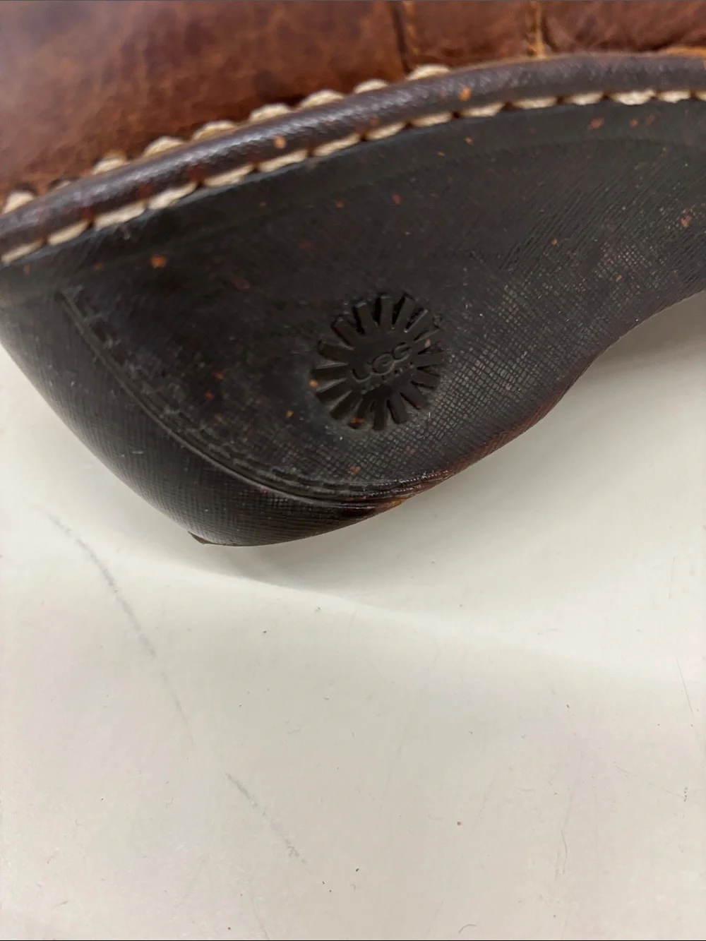 UGG Hartley Leather Wedge Boots